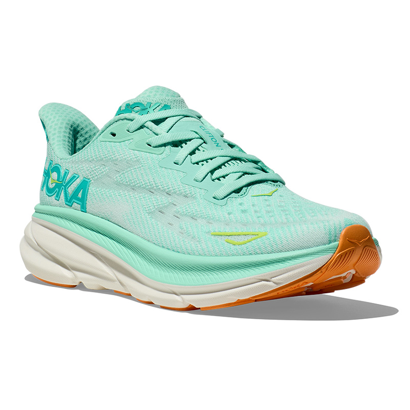 کفش رانینگ هوکا Hoka Running Shoes Clifton 9 سبز آبی