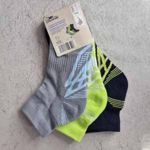 جوراب فیتنس کران Crane Fitness Socks (پک سه جفتی) طوسی فسفری سرمه ای