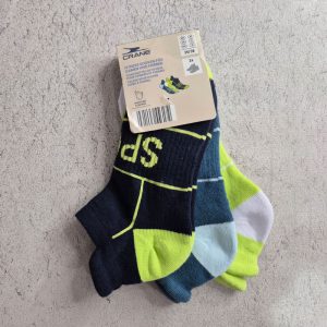 جوراب فیتنس کران Crane Fitness Socks (پک سه جفتی) فسفری اقیانوسی سرمه ای