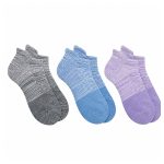 جوراب فیتنس کران Crane Fitness Socks (پک سه جفتی) آبی یاسی خاکستری