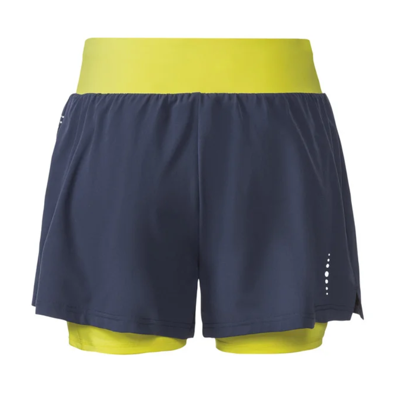 شورت کشاله دار ورزشی زنانه کریویت Crivit Sport Shorts زرد سرمه ای