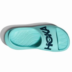 صندل ورزشی زنانه هوکا Hoka Ora Atheletic Slide سبز آبی