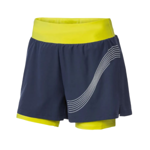 شورت کشاله دار ورزشی زنانه کریویت Crivit Sport Shorts زرد سرمه ای