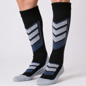 جوراب اسکی کریویت Crivit Ski Socks 01 طوسی مشکی آبی