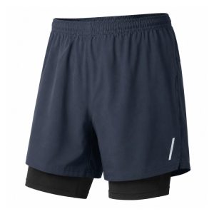 شورت کشاله دار رانینگ مردانه کریویت Crivit Running Short 01 سرمه ای