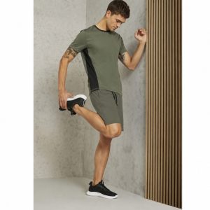شورت ورزشی مردانه کریویت Crivit Sport Short 01 زیتونی