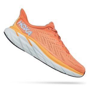 کفش رانینگ زنانه هوکا Hoka Running Shoes Clifton 8 نارنجی