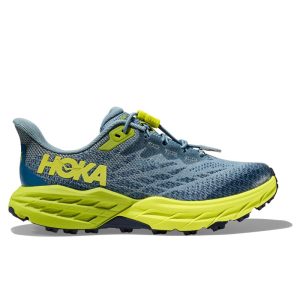 کفش تریل زنانه هوکا Hoka Trail Running Shoes Speedgoat 5 آبی فسفری