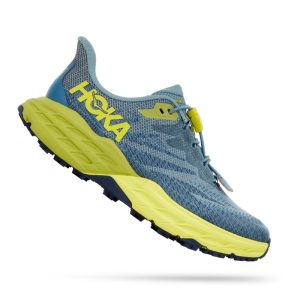 کفش تریل زنانه هوکا Hoka Trail Running Shoes Speedgoat 5 آبی فسفری