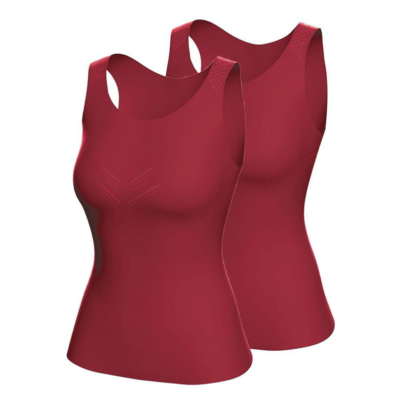 تاپ ورزشی زنانه راکتریل Rocktrail Professional Sport Top (پک دو عددی) زرشکی