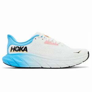 کفش رانینگ زنانه هوکا Hoka Running Shoes Arahi 7 سفید آبی