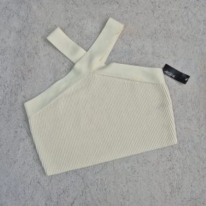 کراپ تاپ زنانه آردن Ardene Sport Crop Top 01 کرمی