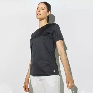 تیشرت ورزشی زنانه اسپلش Splash Sport Short Sleeves T-Shirt 01 مشکی