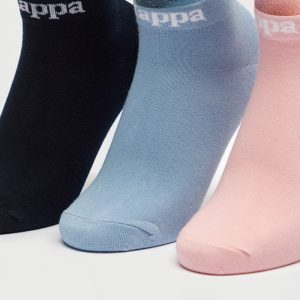 جوراب ورزشی زنانه کاپا Kappa Sport Socks (پک سه جفتی) صورتی آبی سرمه ای