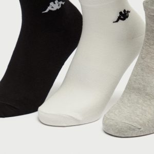 جوراب ورزشی زنانه کاپا Kappa Sport Socks 01 (پک سه جفتی) سفید طوسی مشکی
