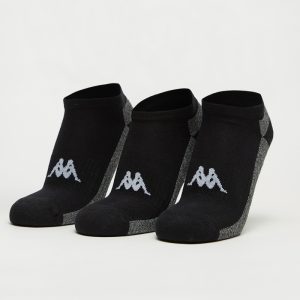 جوراب ورزشی مردانه کاپا Kappa Sport Socks (پک سه جفتی) مشکی خاکستری