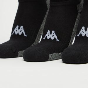 جوراب ورزشی مردانه کاپا Kappa Sport Socks (پک سه جفتی) مشکی خاکستری