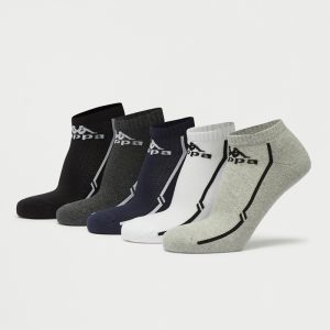 جوراب ورزشی مردانه کاپا Kappa Sport Socks (پک پنج جفتی) مشکی طوسی سفید سرمه ای خاکستری