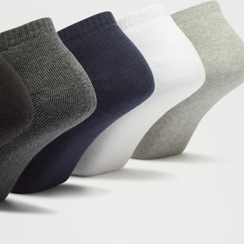 جوراب ورزشی مردانه کاپا Kappa Sport Socks (پک پنج جفتی) مشکی طوسی سفید سرمه ای خاکستری