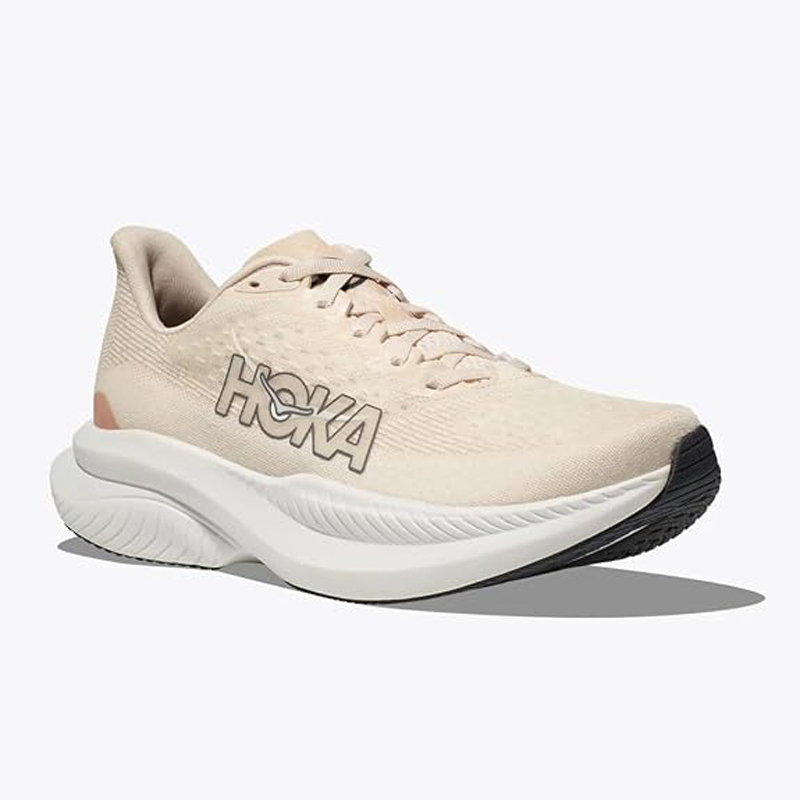کفش رانینگ زنانه هوکا Hoka Running Shoes Mach 6 کرمی