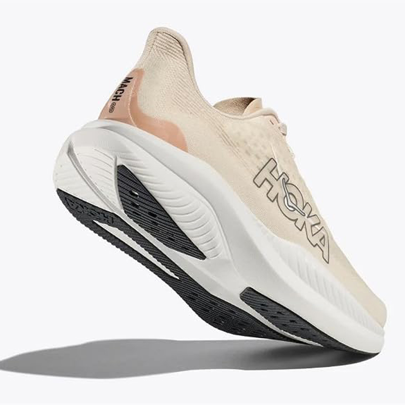 کفش رانینگ زنانه هوکا Hoka Running Shoes Mach 6 کرمی