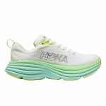 کفش رانینگ زنانه هوکا Hoka Running Shoes Bondi 8 سفید سبز