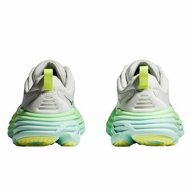 کفش رانینگ زنانه هوکا Hoka Running Shoes Bondi 8 سفید سبز