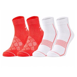 جوراب ورزشی کران Crane Sport Socks (پک دو جفتی) سفید شعله ای