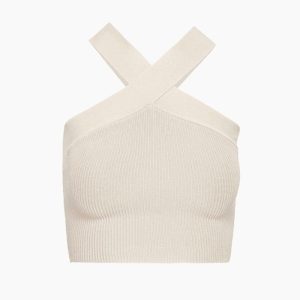 کراپ تاپ زنانه آردن Ardene Sport Crop Top 01 کرمی