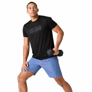 تیشرت ورزشی مردانه کریویت Crivit Sport Short Sleeve T-Shirt 02 مشکی