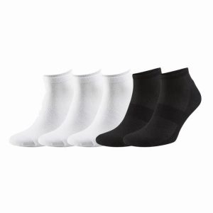جوراب ورزشی زنانه کریویت Crivit Sports Sneker Socks (پک پنج جفتی) مشکی سفید