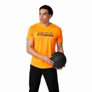 تیشرت رانینگ مردانه کریویت Crivit Sport Short Sleeve T-Shirt نارنجی