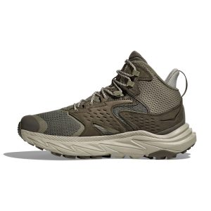 نیم بوت تریل ضد آب مردانه هوکا Hoka Anacapa 2 MID GTX 01 سبز سیج