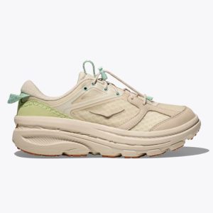 کفش ورزشی هوکا Hoka Sport Shoes Bondi B3 کرمی سبز