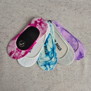 جوراب زنانه استیو مادن Steve Madden Socks (پک پنج جفتی) طرح آبرنگی