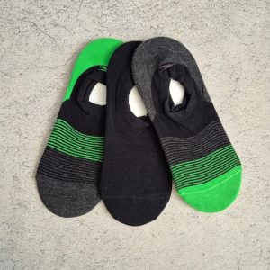 جوراب ورزشی اسلازنگر Slazenger Sport Socks Pack (پک سه جفتی) خاکستری مشکی سبز