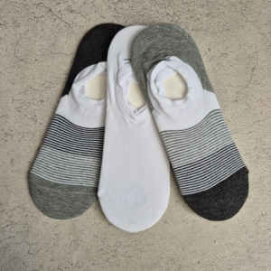 جوراب ورزشی مردانه اسلازنگر Slazenger Sport Socks Pack (پک سه جفتی) سفید طوسی خاکستری