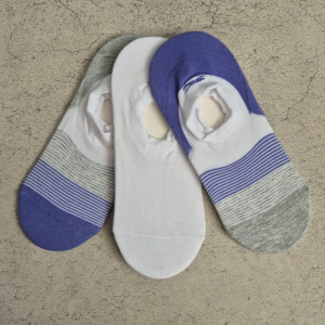 جوراب ورزشی اسلازنگر زنانه Slazenger Sport Socks Pack (پک سه جفتی) سفید طوسی یاسی