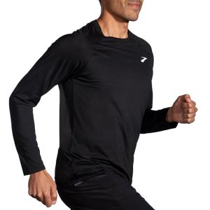 بلوز ورزشی مردانه بروکس Brooks Atmosphere Long Sleeve 2 مشکی