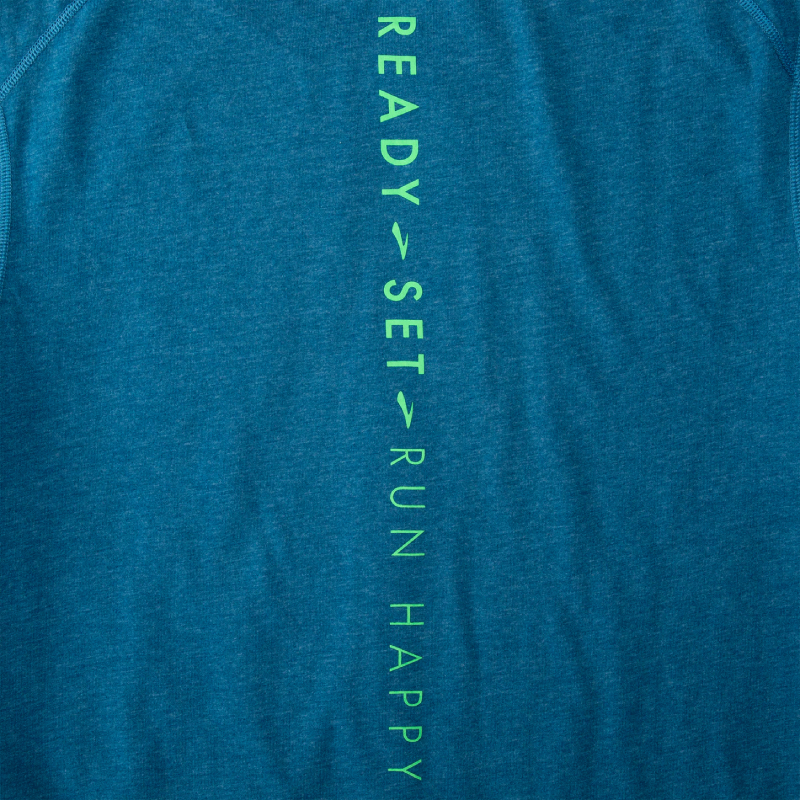 تیشرت ورزشی مردانه بروکس Brooks Distance short sleeve اقیانوسی