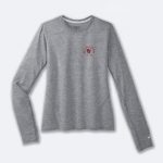 بلوز ورزشی زنانه بروکس Brooks Distance Long Sleeve 2 طوسی