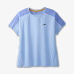 تیشرت ورزشی زنانه بروکس Brooks Sprint Free short sleeve آبی آسمانی