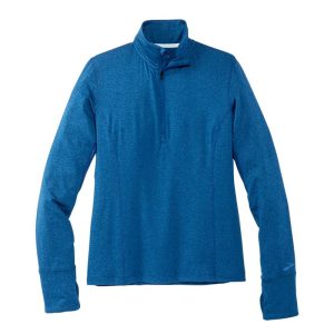 نیم زیپ ورزشی زنانه بروکس Brooks Dash ½ Zip آبی سرمه ای