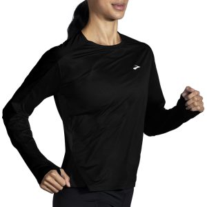 بلوز ورزشی زنانه بروکس Brooks Sprint Free Long Sleeve 2 مشکی