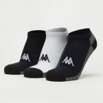 جوراب ورزشی مردانه کاپا Kappa Sport Socks (پک سه جفتی) مشکی سفید سرمه ای خاکستری