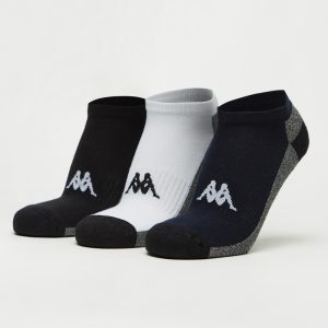 جوراب ورزشی مردانه کاپا Kappa Sport Socks (پک سه جفتی) مشکی سفید سرمه ای خاکستری