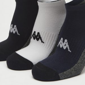 جوراب ورزشی مردانه کاپا Kappa Sport Socks (پک سه جفتی) مشکی سفید سرمه ای روشن خاکستری
