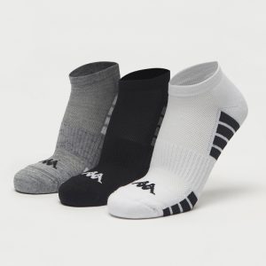 جوراب ورزشی مردانه کاپا Kappa Sport Socks (پک سه جفتی) طوسی سفید مشکی
