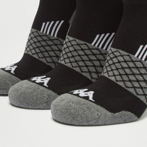جوراب ورزشی مردانه کاپا Kappa Sport Socks (پک سه جفتی) طوسی مشکی