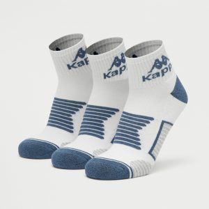 جوراب ورزشی مردانه کاپا Kappa Sport Socks (پک سه جفتی) سفید سرمه ای